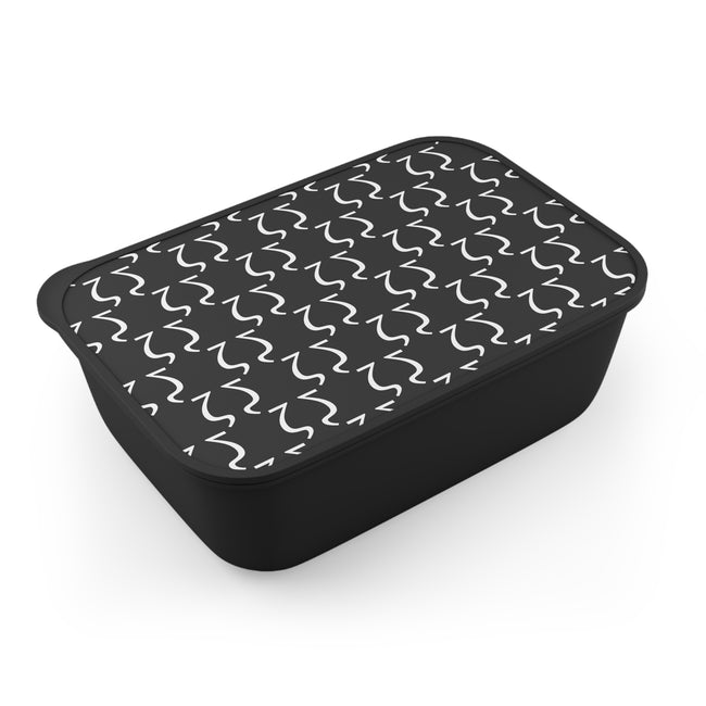 Jon Bioplastic Bento Box with Band and Utensils