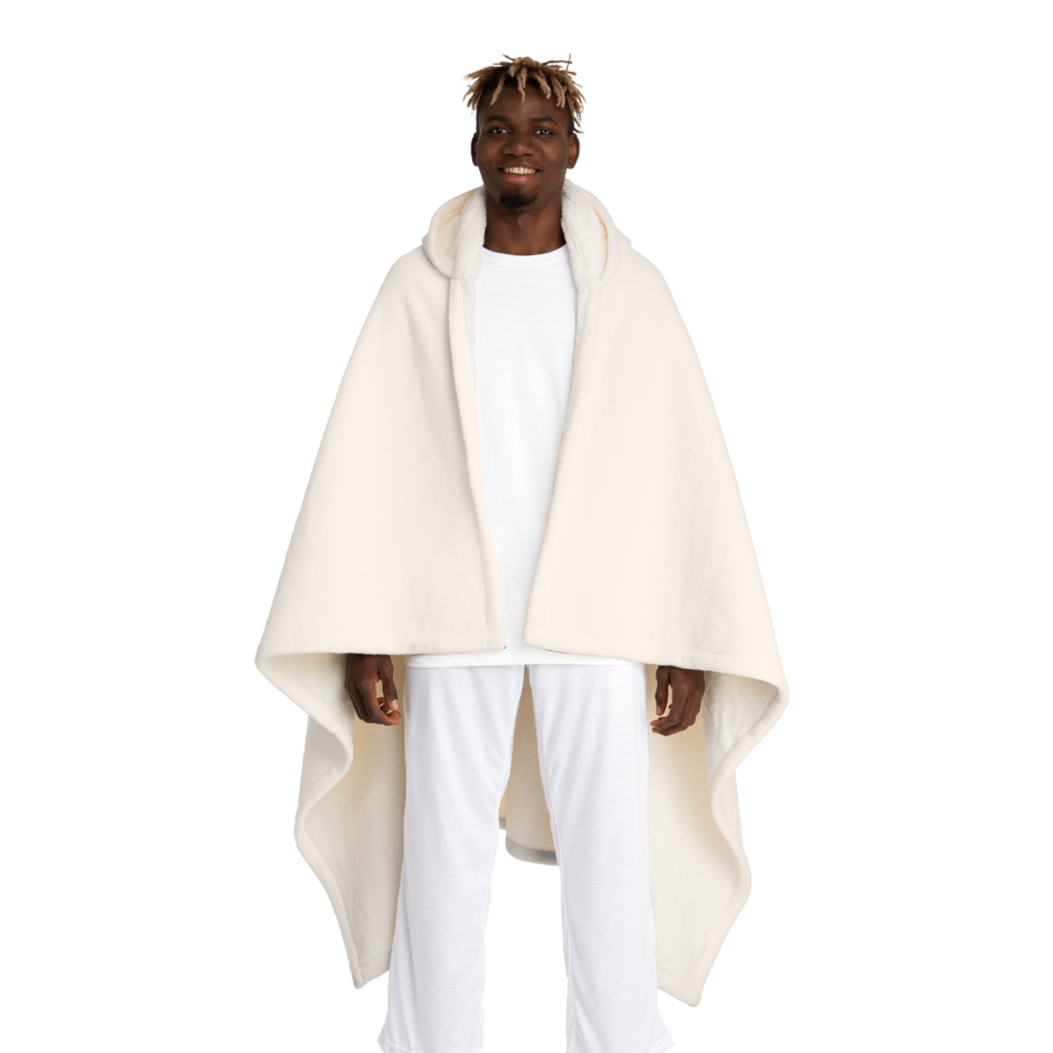 Lina Hooded Sherpa Fleece Blanket