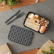 Jon Bioplastic Bento Box with Band and Utensils