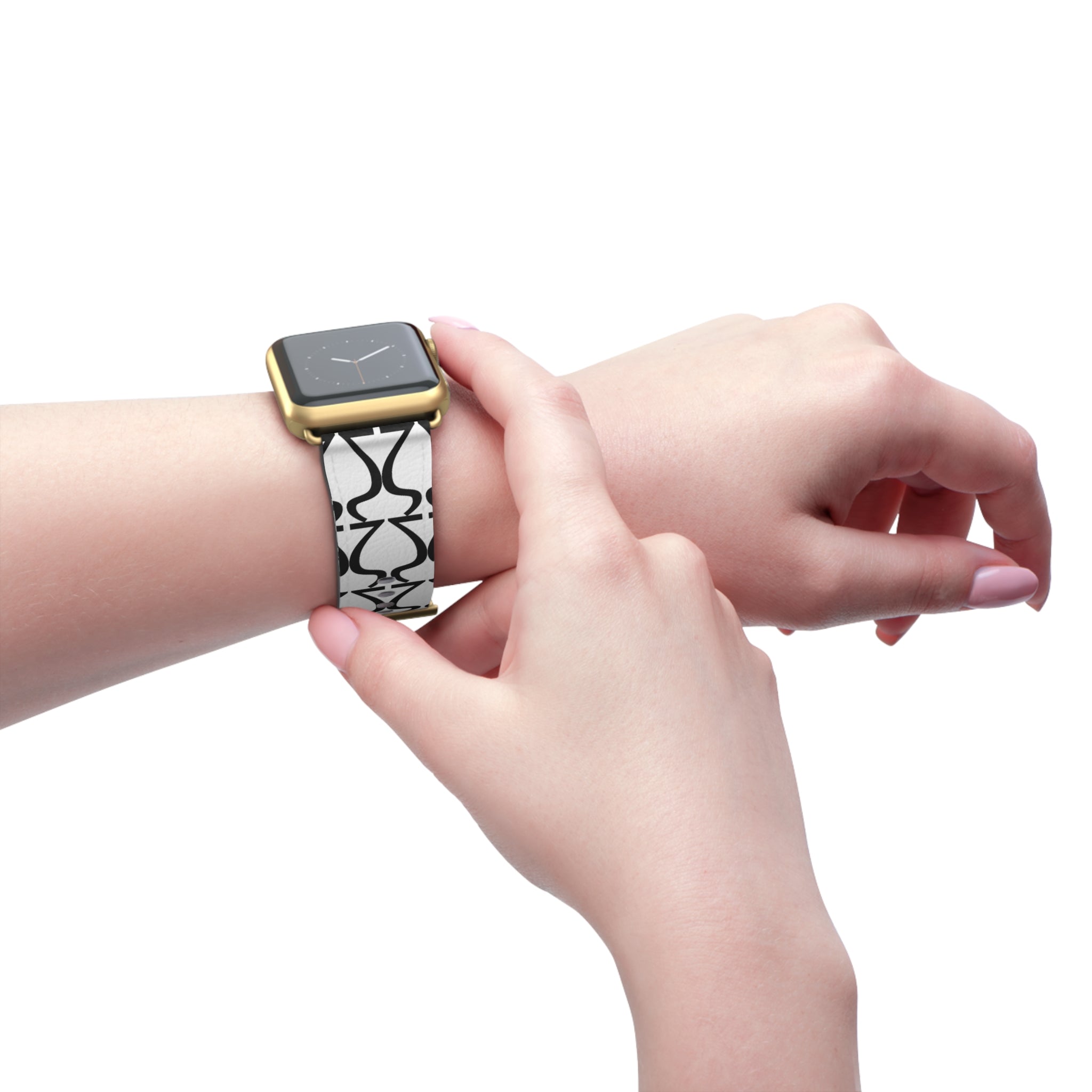 Apple Watch Faux Leather Band